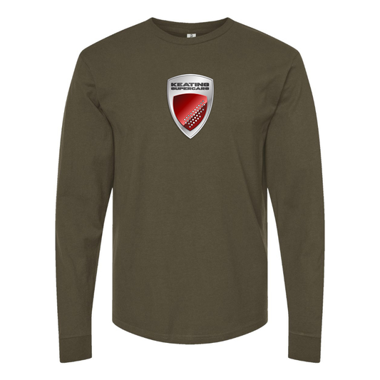 Men's Keating-Supercars Logo Cotton Long Sleeve T-Shirt