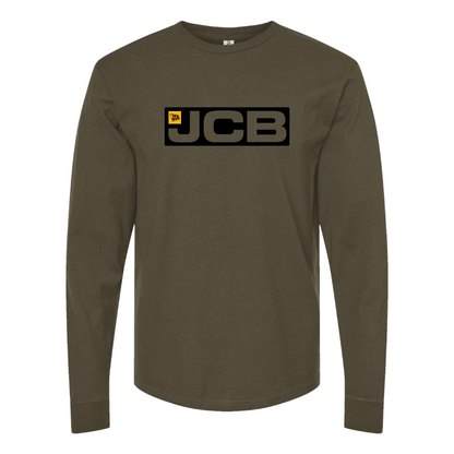 Men's JCB Logo Cotton Long Sleeve T-Shirt