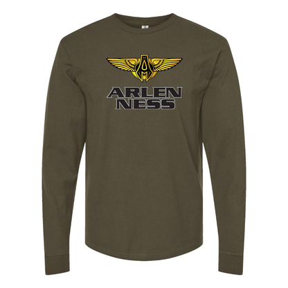 Men's Arlen Ness  Logo Cotton Long Sleeve T-Shirt
