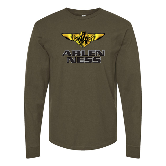 Men's Arlen Ness  Logo Cotton Long Sleeve T-Shirt