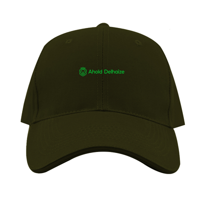 Ahold Delhaize Vertical Logo  Dad Baseball Cap Hat
