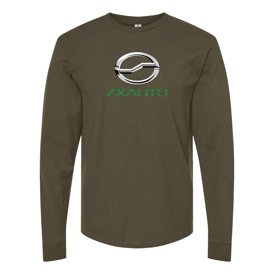 Men's ZX Logo  Cotton Long Sleeve T-Shirt