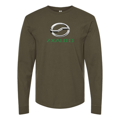 Men's ZX Logo  Cotton Long Sleeve T-Shirt