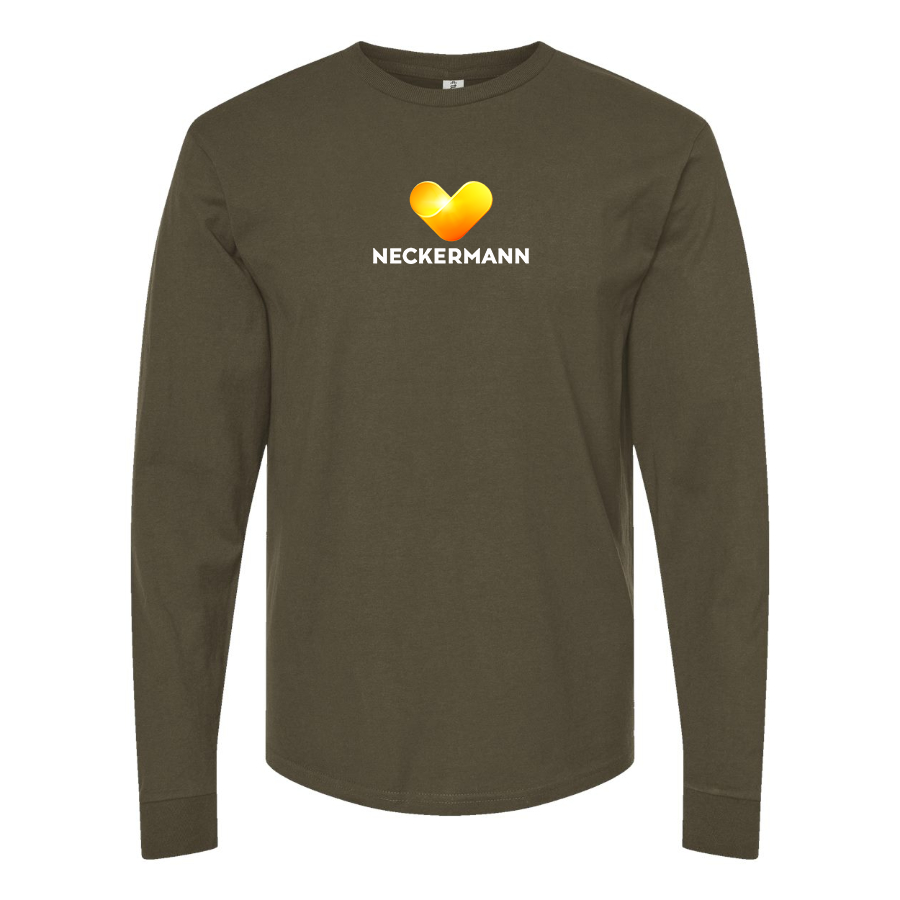 Men's  Neckermann Logo  Cotton Long Sleeve T-Shirt