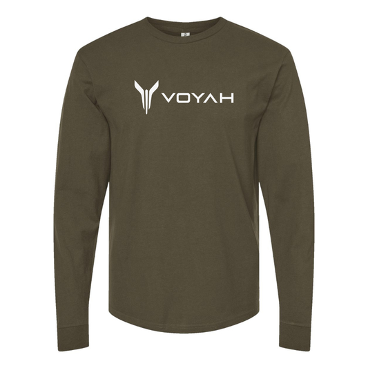 Men's Voyah  Logo  Cotton Long Sleeve T-Shirt
