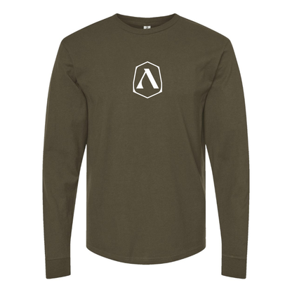 Men's Adamastor  Logo Cotton Long Sleeve T-Shirt