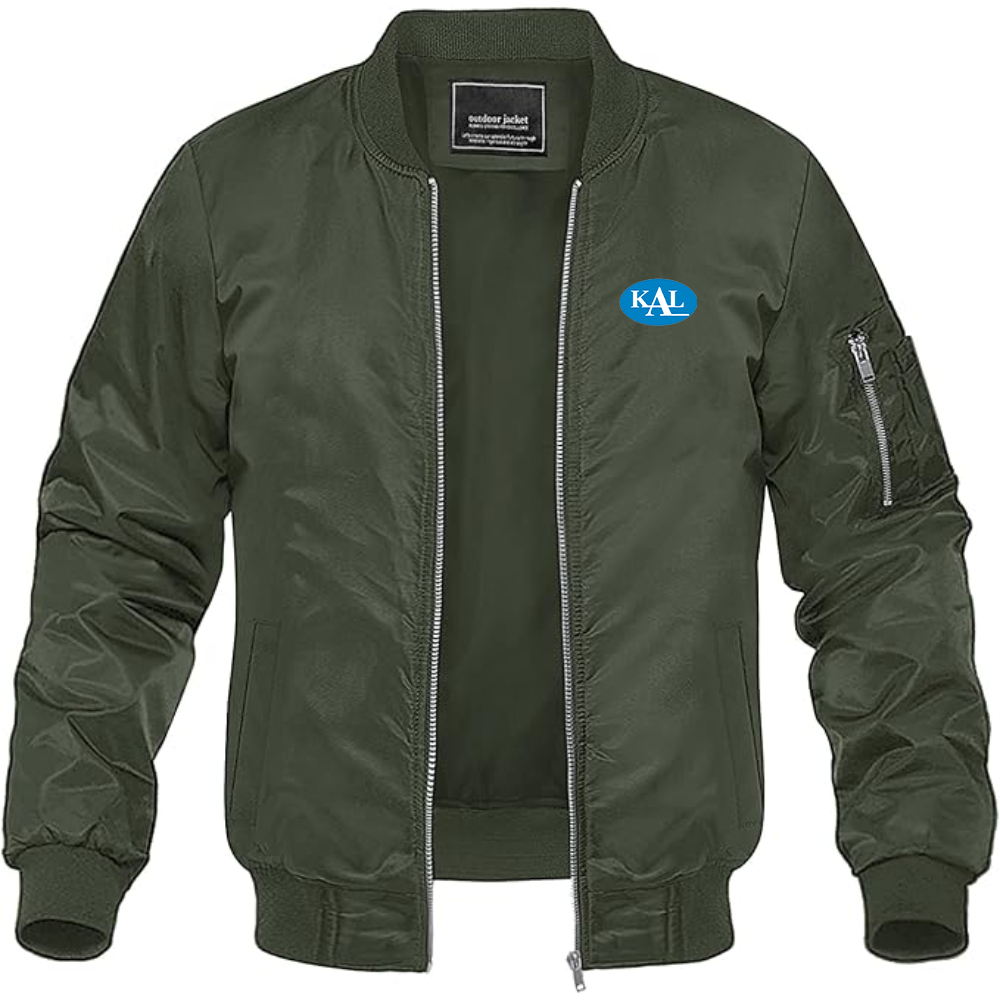 Men's  Kerala Automobiles Limited Logo Lightweight Bomber Jacket Windbreaker Softshell Varsity Jacket Coat