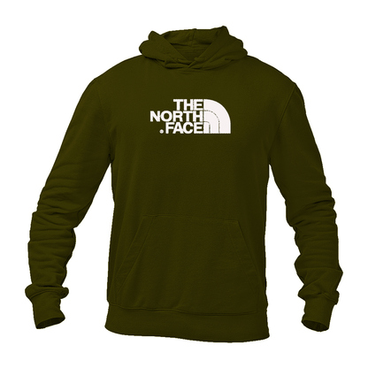 Men's The North Face Black Logo white Pullover Hoodie