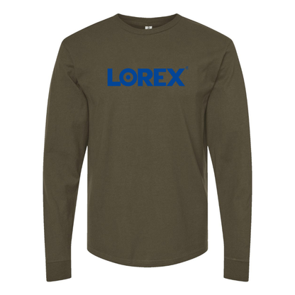 Men's Lorex Technology Logo Cotton Long Sleeve T-Shirt