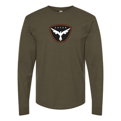 Men's Zacua Logo  Cotton Long Sleeve T-Shirt