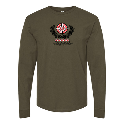 Men's Dale Earnhardt Inc Logo Cotton Long Sleeve T-Shirt