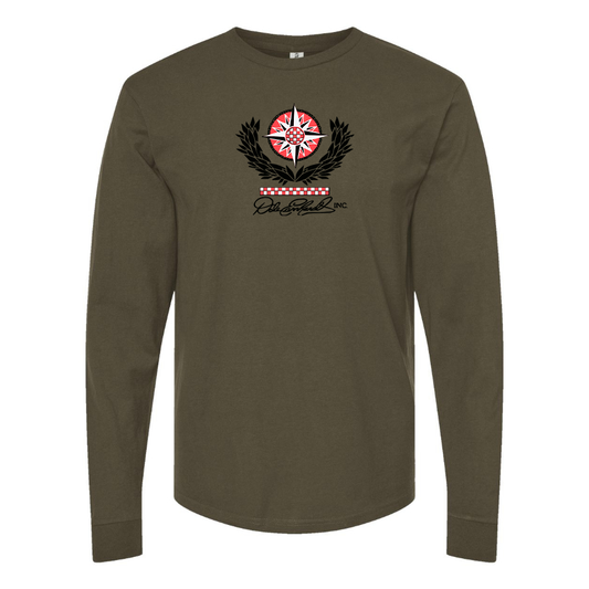 Men's Dale Earnhardt Inc Logo Cotton Long Sleeve T-Shirt