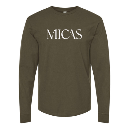 Men's Micas  Logo Cotton Long Sleeve T-Shirt