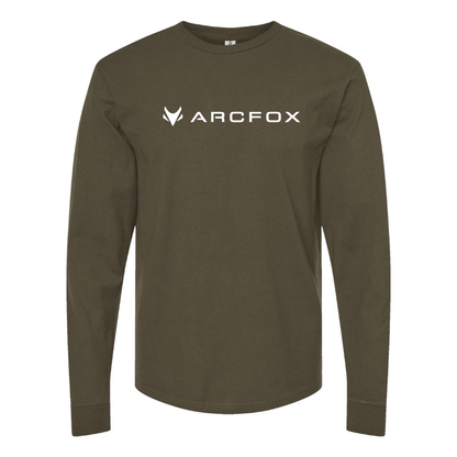 Men's Arcfox Logo Cotton Long Sleeve T-Shirt