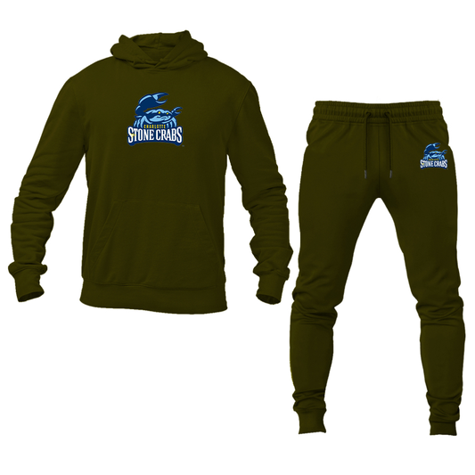 Men's Charlotte Stone Crabs Logo Hoodie Joggers Set