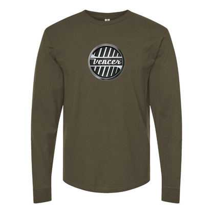Men's Vencer Logo Cotton Long Sleeve T-Shirt