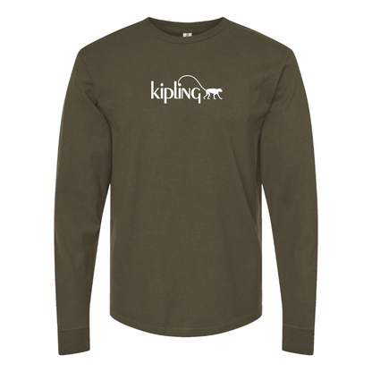 Men's Kipling Logo Cotton Long Sleeve T-Shirt
