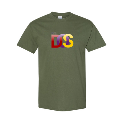 Men's MS DOS Logo Cotton T-Shirt