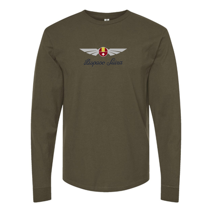 Men's Hispano Suiza Logo Long Sleeve T-Shirt