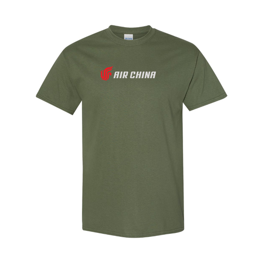Men's   Air China  Cotton T-Shirt