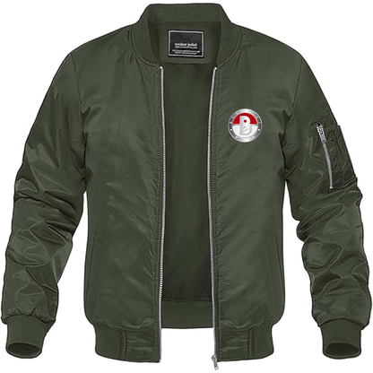 Men's Berkeley Logo Lightweight Bomber Jacket Windbreaker Softshell Varsity Jacket Coat