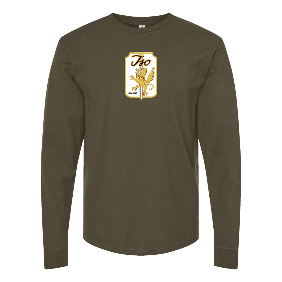 Men's  Iso Logo Cotton Long Sleeve T-Shirt