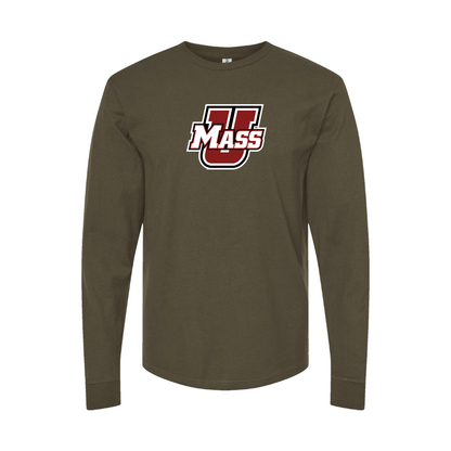 Men's Massachusetts Minutemen Logo Long Sleeve T-Shirt