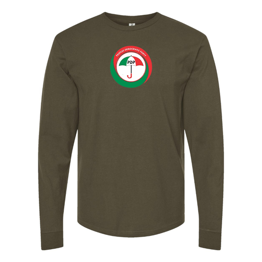 Men's  PDP Logo  Cotton Long Sleeve T-Shirt