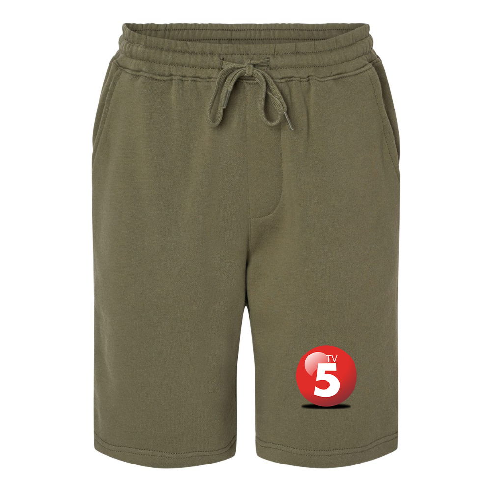 Men's  ABC TV5 Logo Independent Trading Co Midweight Fleece Shorts