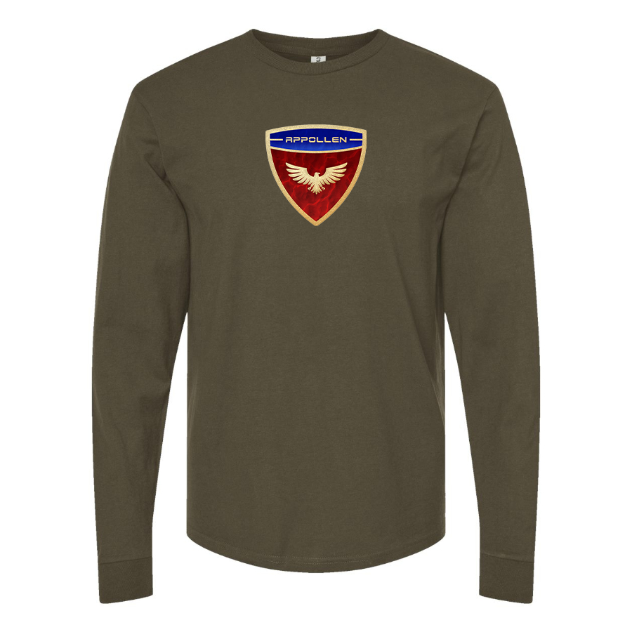 Men's Appollen Logo Cotton Long Sleeve T-Shirt