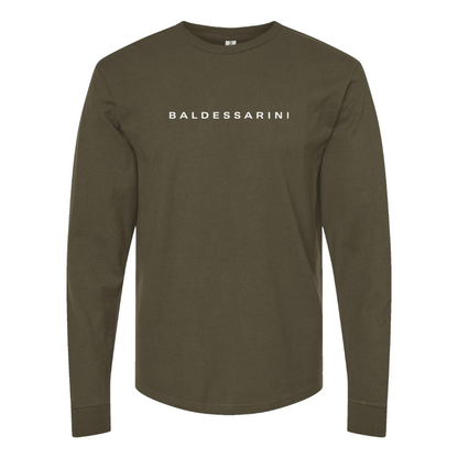 Men's Baldessarini Logo Cotton Long Sleeve T-Shirt