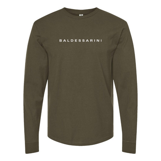 Men's Baldessarini Logo Cotton Long Sleeve T-Shirt