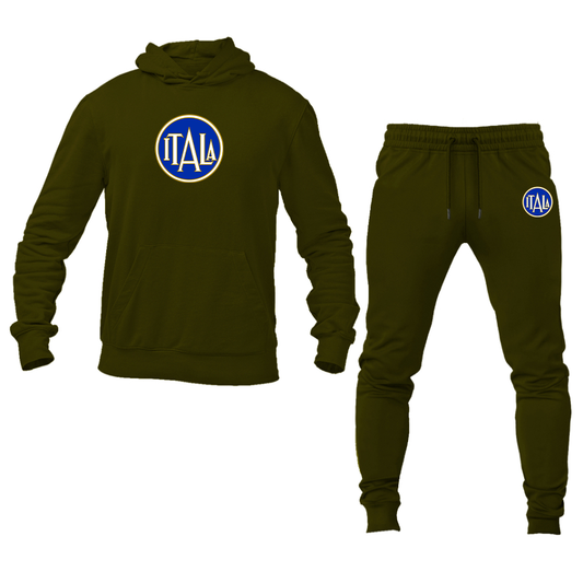 Men's Itala Logo Hoodie Joggers Set
