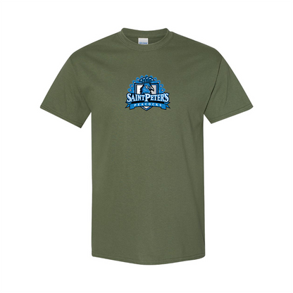 Men's Saint Peters Peacocks Logo Cotton T-Shirt