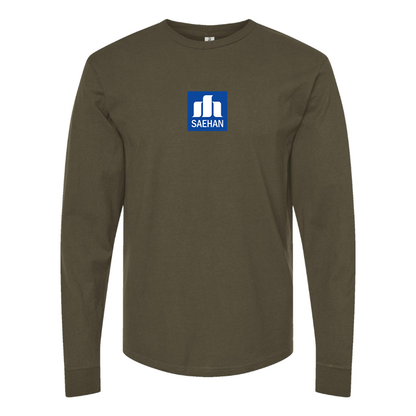 Men's Saehan Motors Logo Long Sleeve T-Shirt