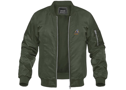 Men's UTEP Miners Lightweight Bomber Jacket Windbreaker Softshell Varsity Jacket Coat