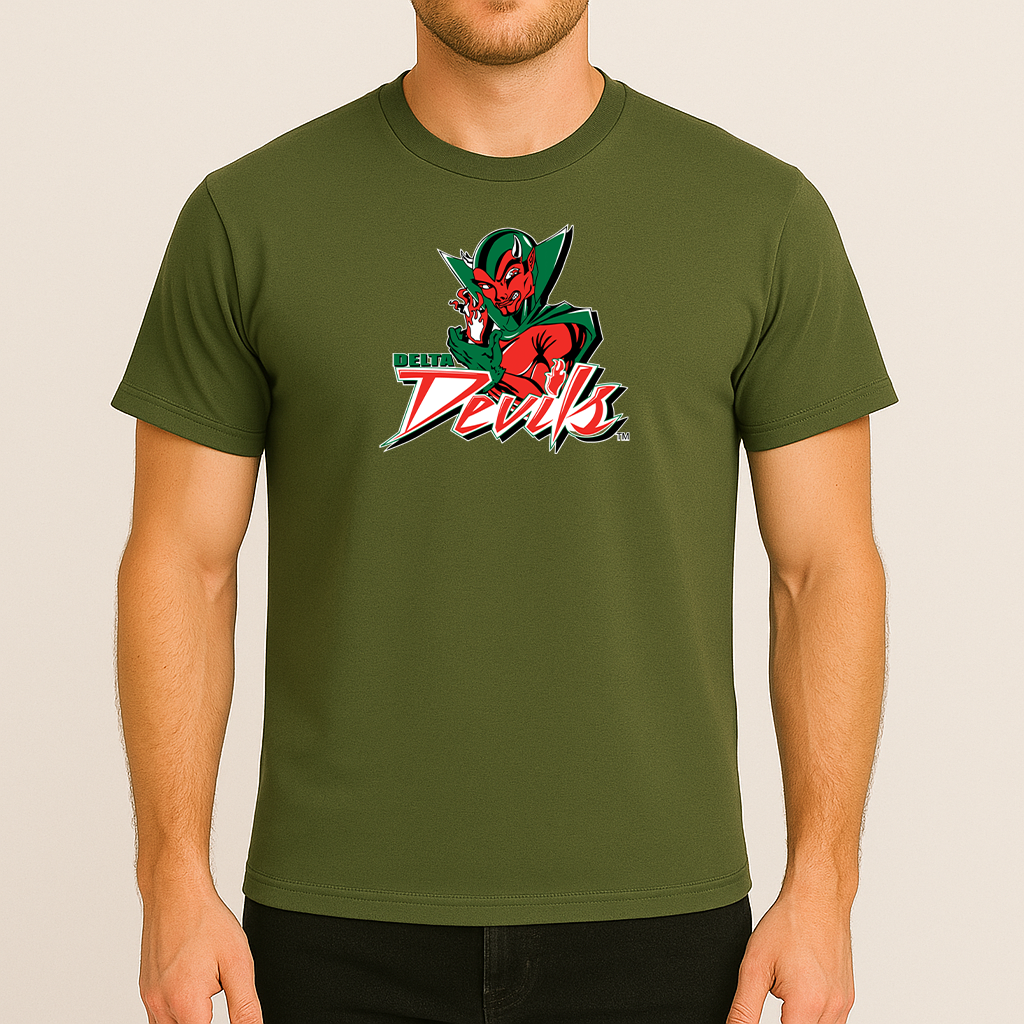 Men's MVSU Delta Devils Logo Cotton T-Shirt