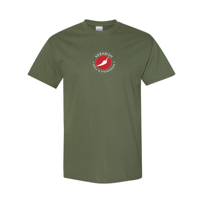 Men's Kebabish Grill & Steakhouse Logo Cotton T-Shirt