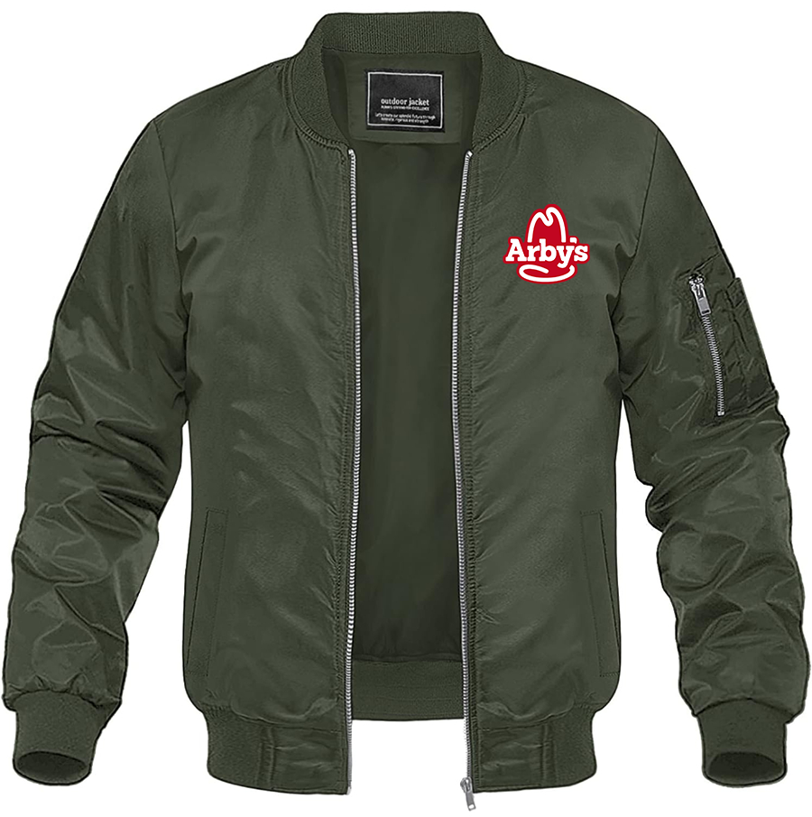 Men's Arbys Lightweight Bomber Jacket - Army Green