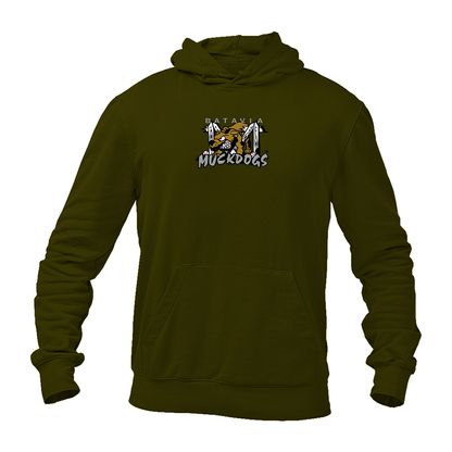 Men's Batavia  Muckdogs Logo Pullover Hoodie