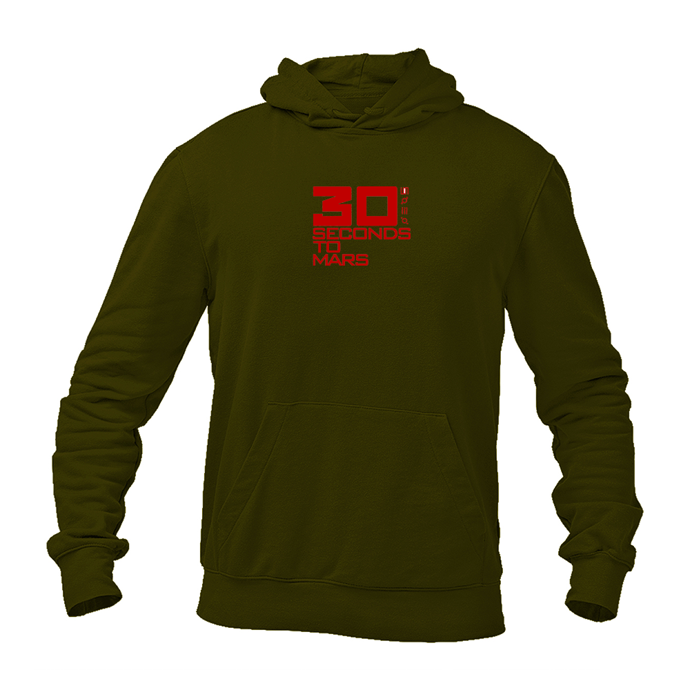Men's 30 Seconds To Mars Logo Pullover Hoodie
