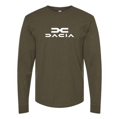 Men's Dacia Logo Cotton Long Sleeve T-Shirt
