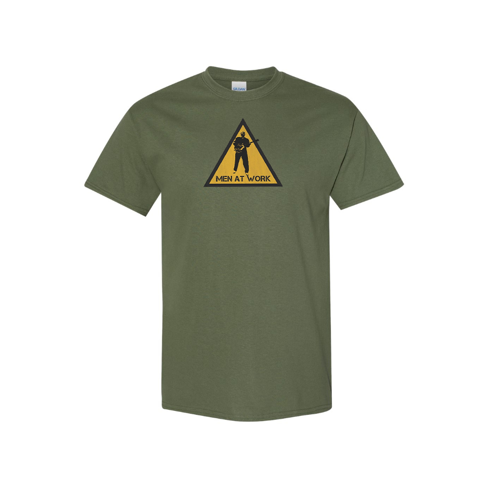 Men's Men at Work Logo Cotton T-Shirt
