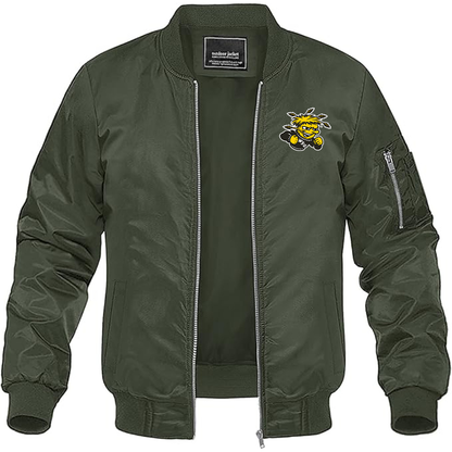 Men's Wichita State Shockers Lightweight Bomber Jacket - Army Green