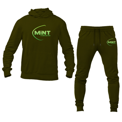 Men's Mint Radio Logo Hoodie Joggers Set