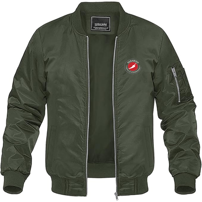Men's Kebabish Grill & Steakhouse Logo Lightweight Bomber Jacket Windbreaker Softshell Varsity Jacket Coat