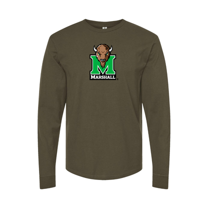 Men's Marshall Thundering Herd Logo Long Sleeve T-Shirt
