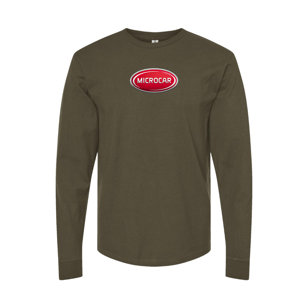 Men's  Microcar Logo Long Sleeve T-Shirt