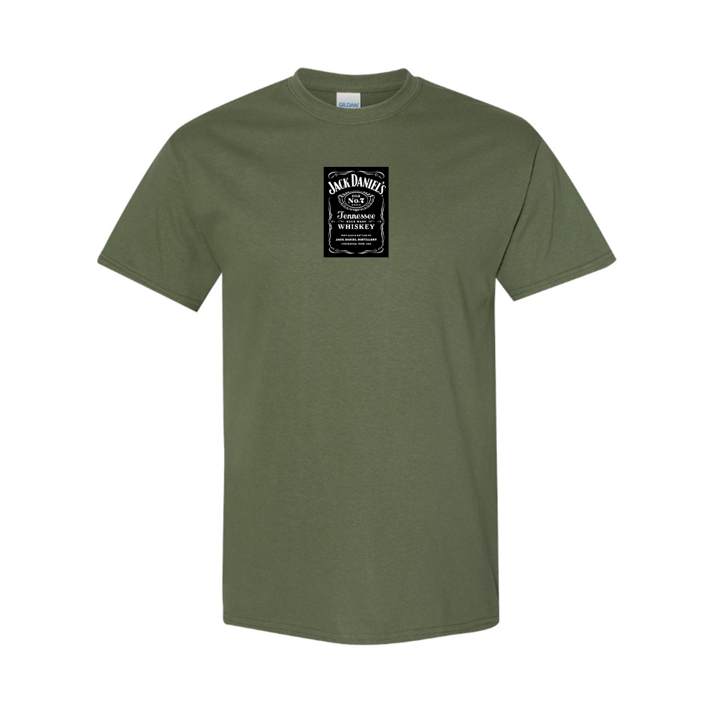 Men's Jack Daniels Logo Cotton T-Shirt