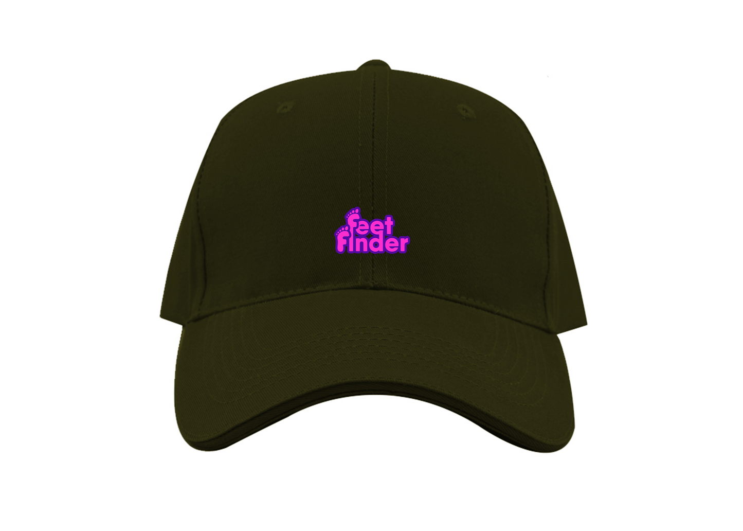 FeetFinder Logo Dad Baseball Cap Hat